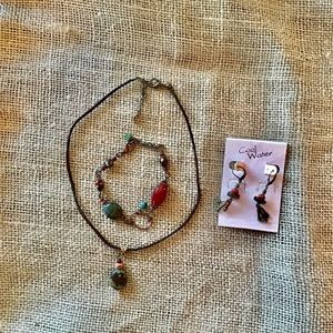 Necklace, bracelet, earring set from Cool Water Jewelry